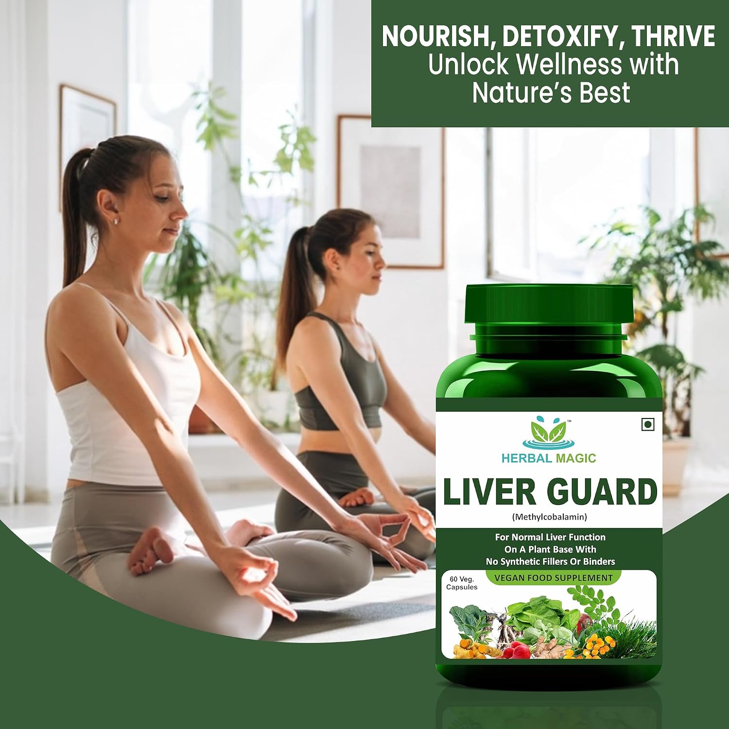 Liver Guard Vegan Food Supplement Capsules