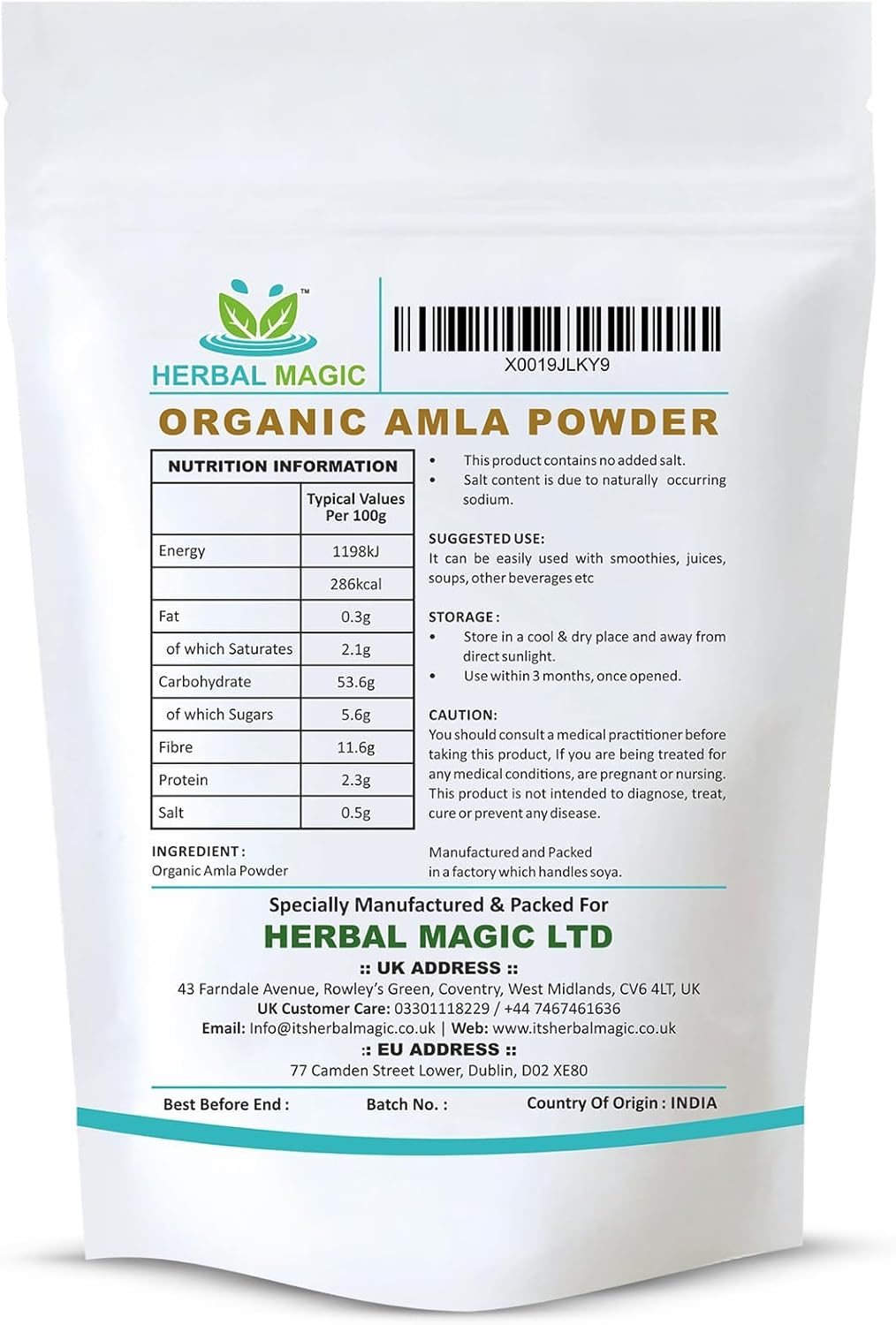 Organic Amla (Gooseberry) Powder