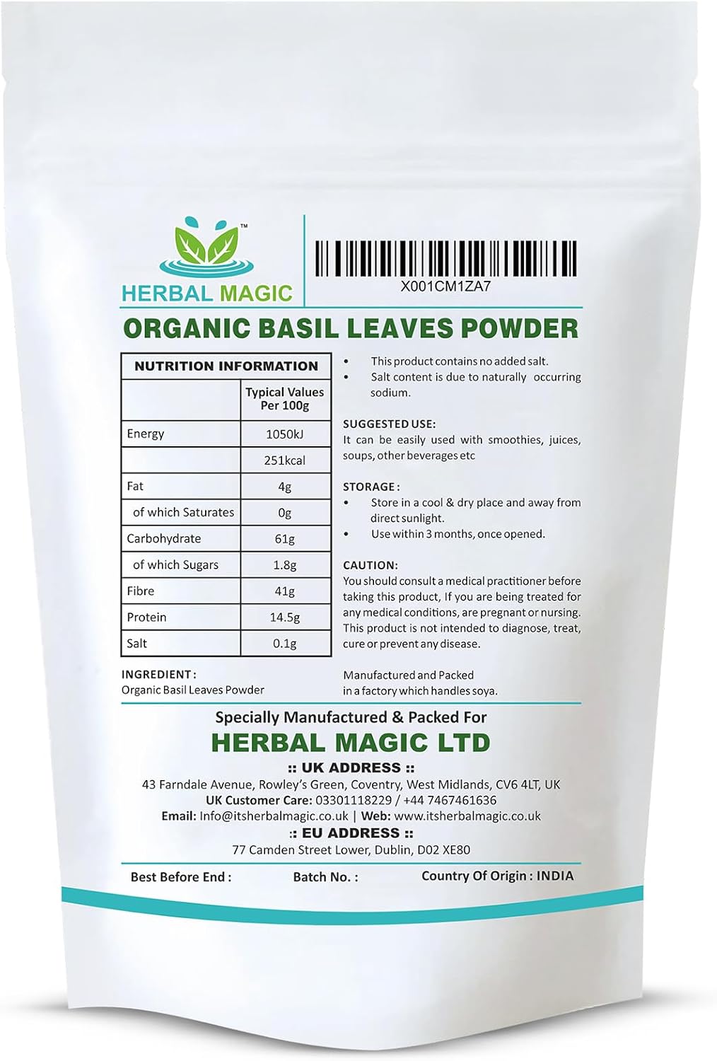 Organic Holy Basil leaves Tulsi Powder