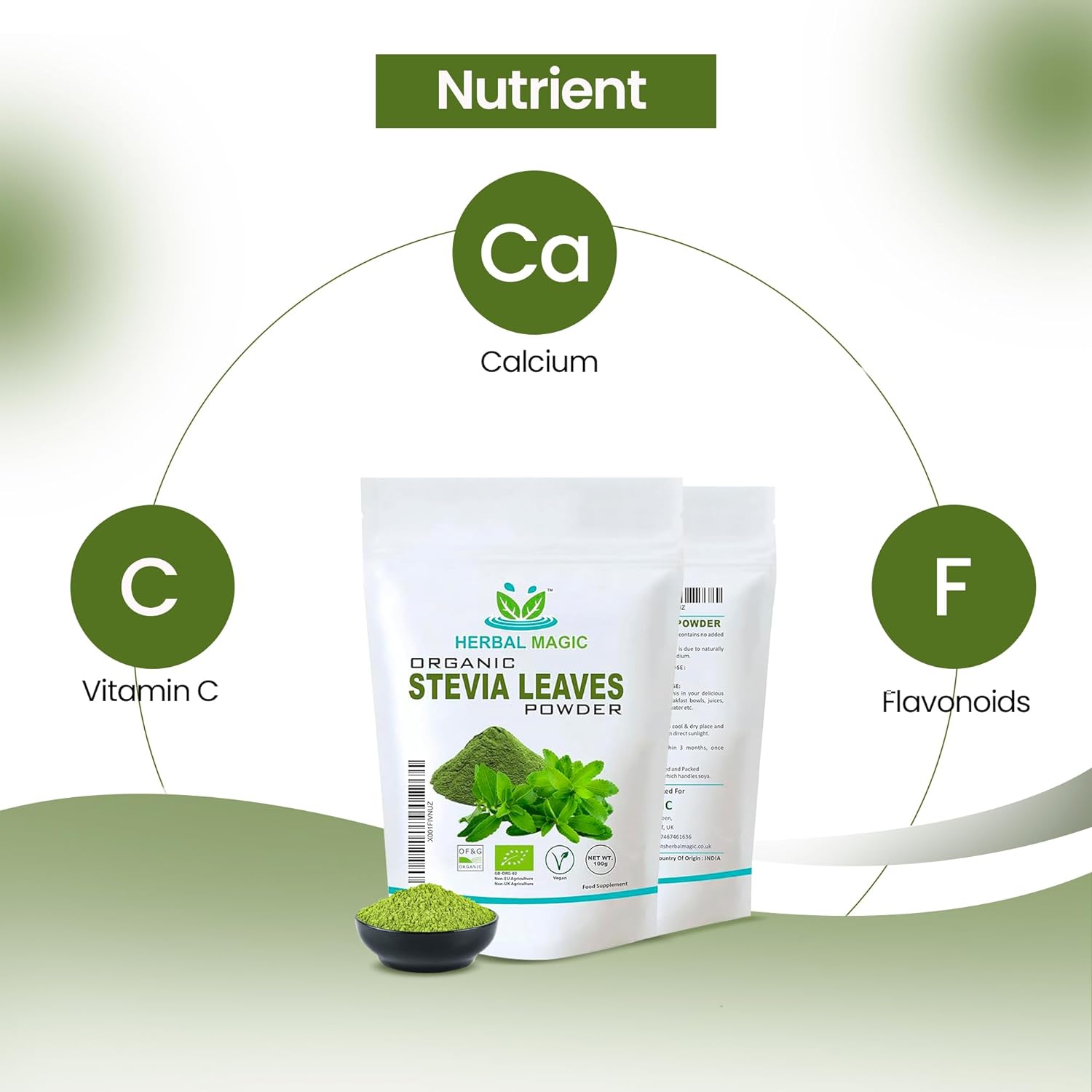 Organic Stevia Leaves Powder