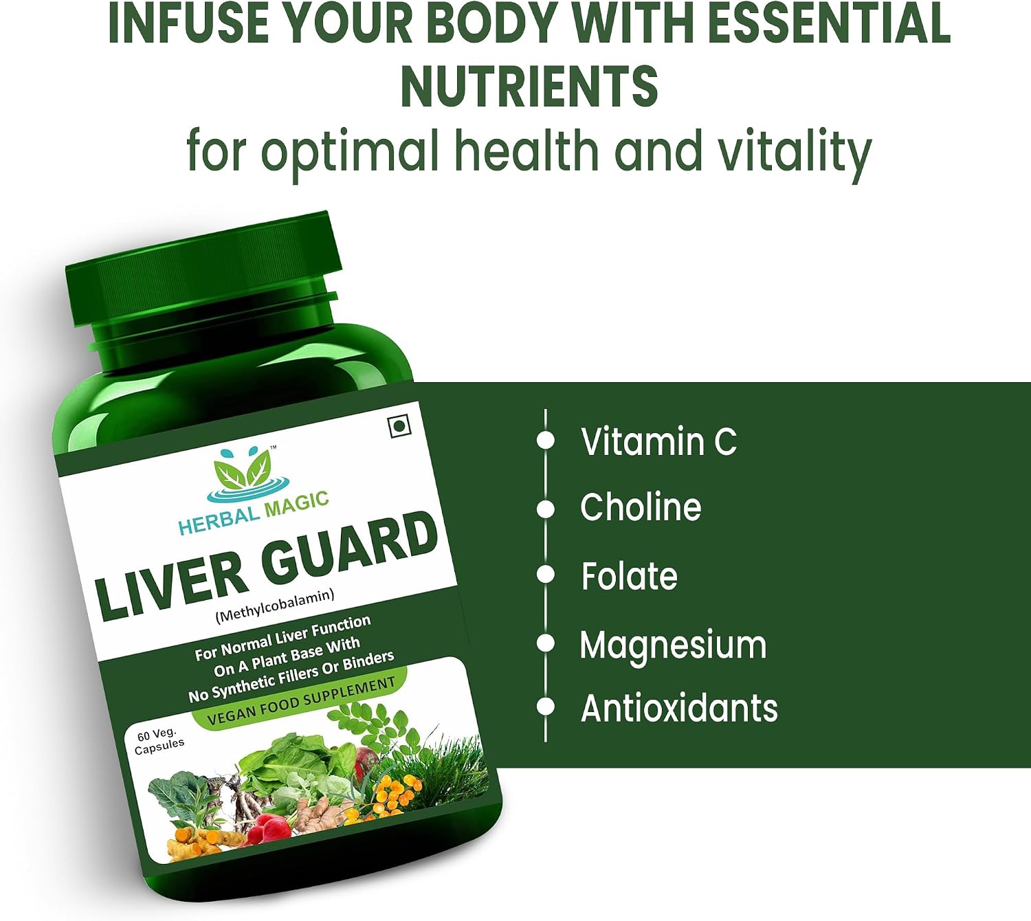 Liver Guard Vegan Food Supplement Capsules