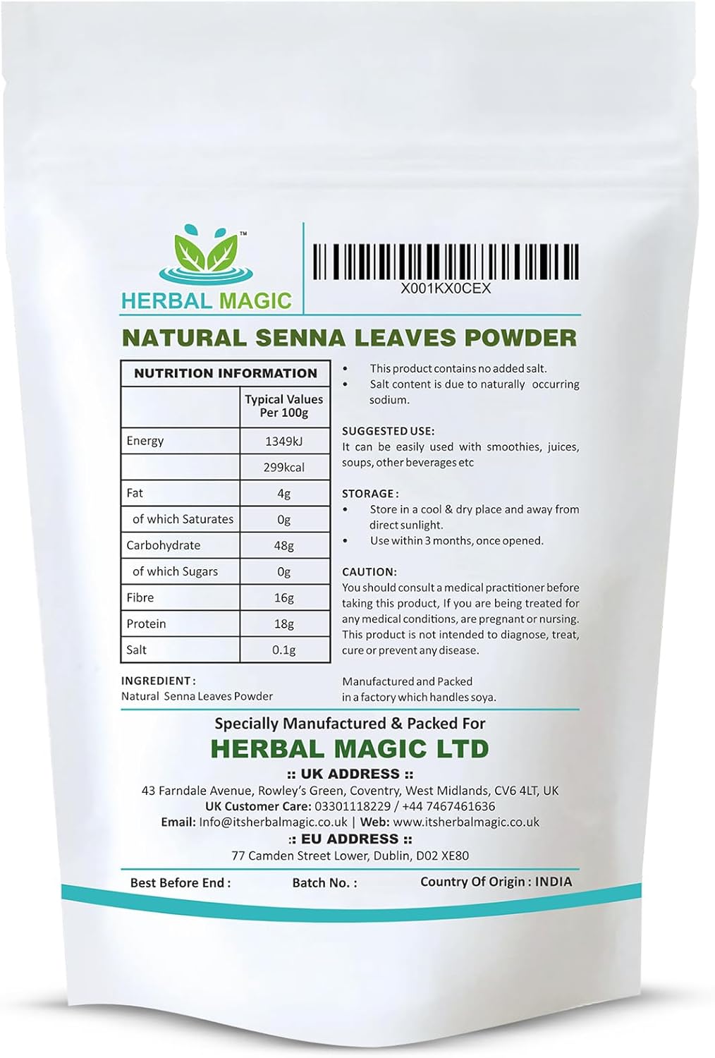 Natural Senna Leaves Powder