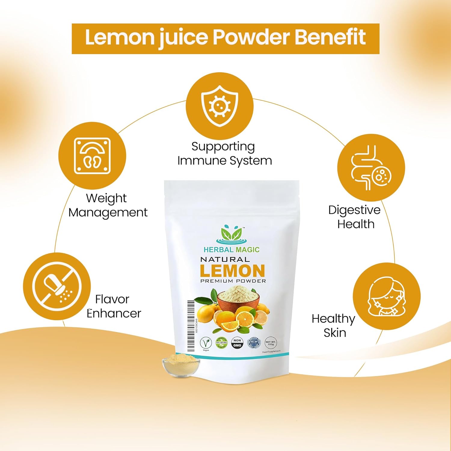 Natural Premium Lemon Powder