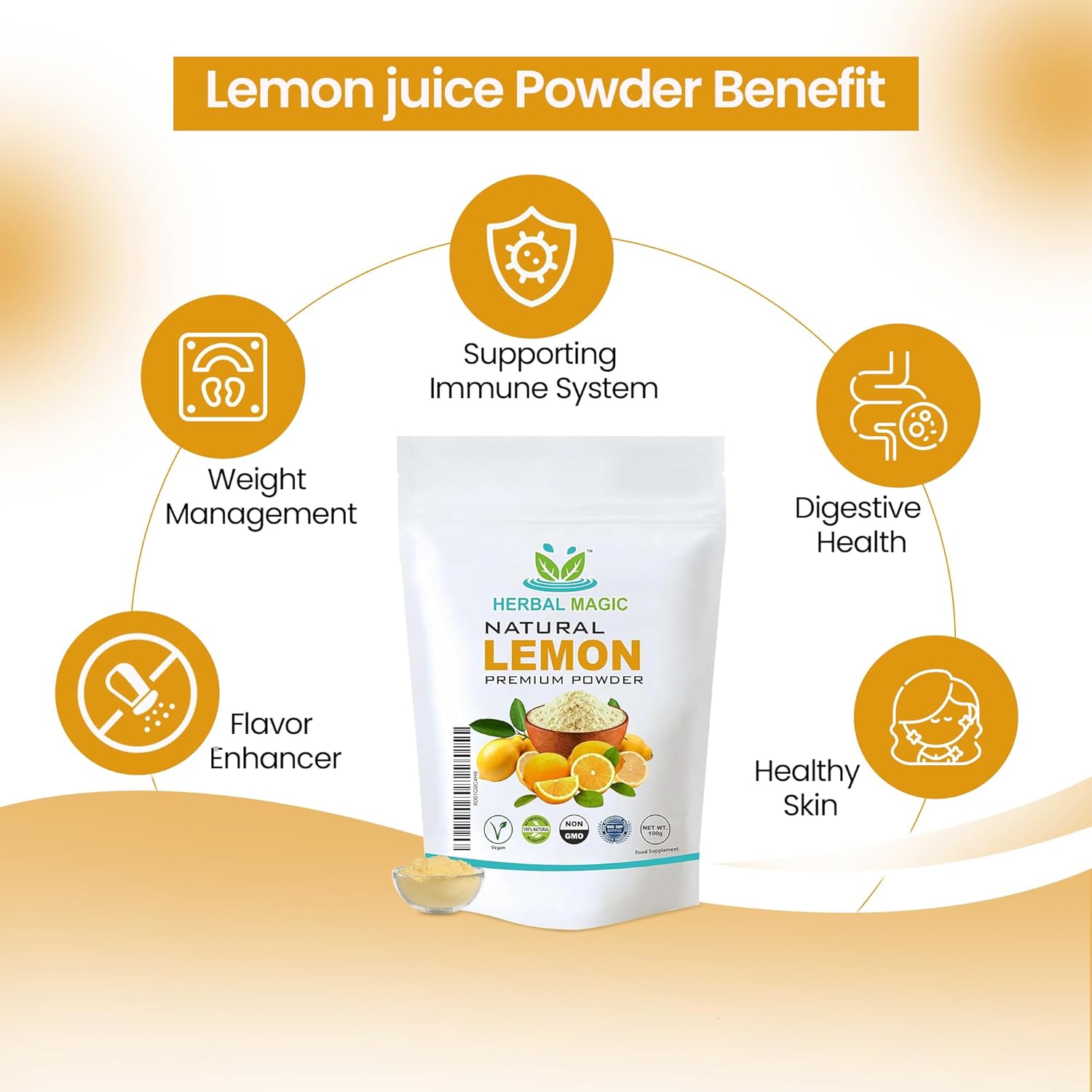 Organic Lemon juice Powder