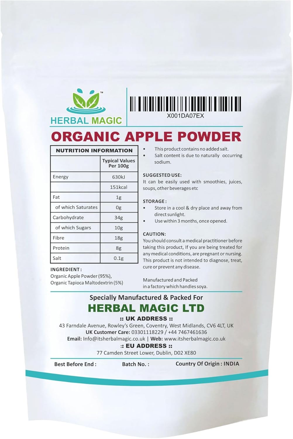 Organic Apple Powder
