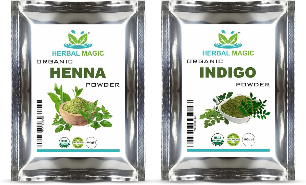 Henna Powder + Indigo Powder
