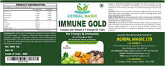 Immune Gold Vegan Food Supplement Capsules