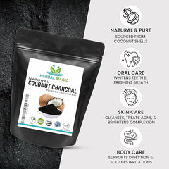 Natural Activated Coconut Charcoal Powder