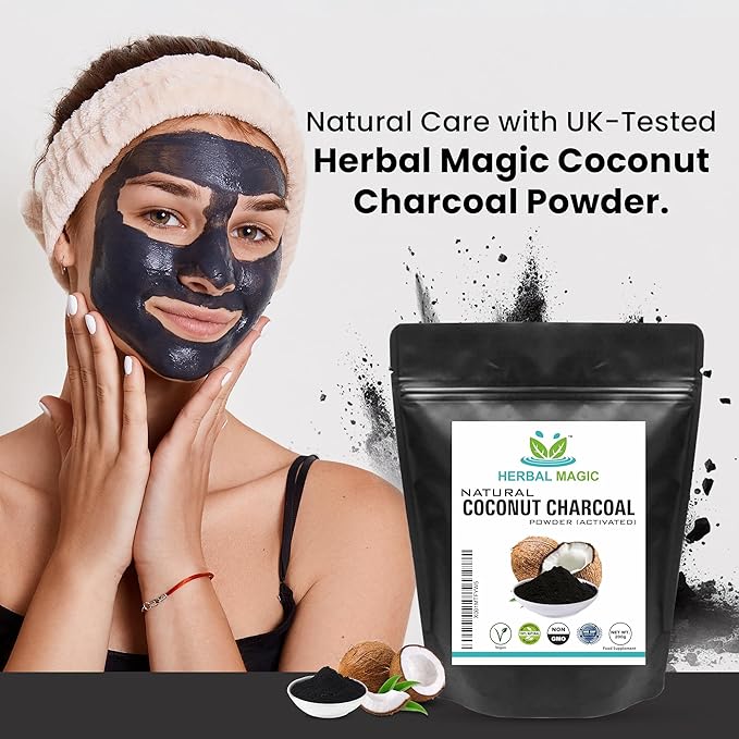 Natural Activated Coconut Charcoal Powder