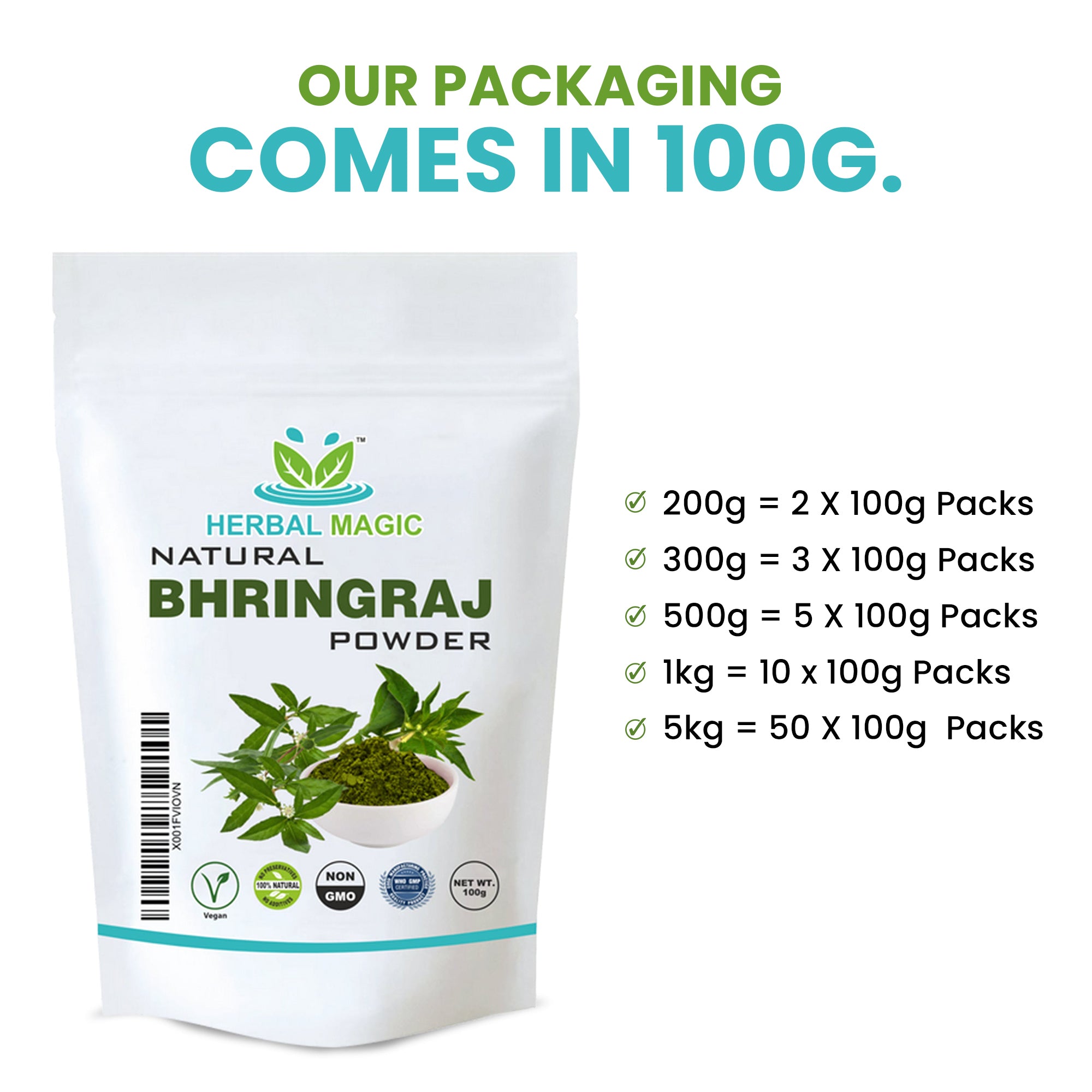 Natural Bhringraj powder