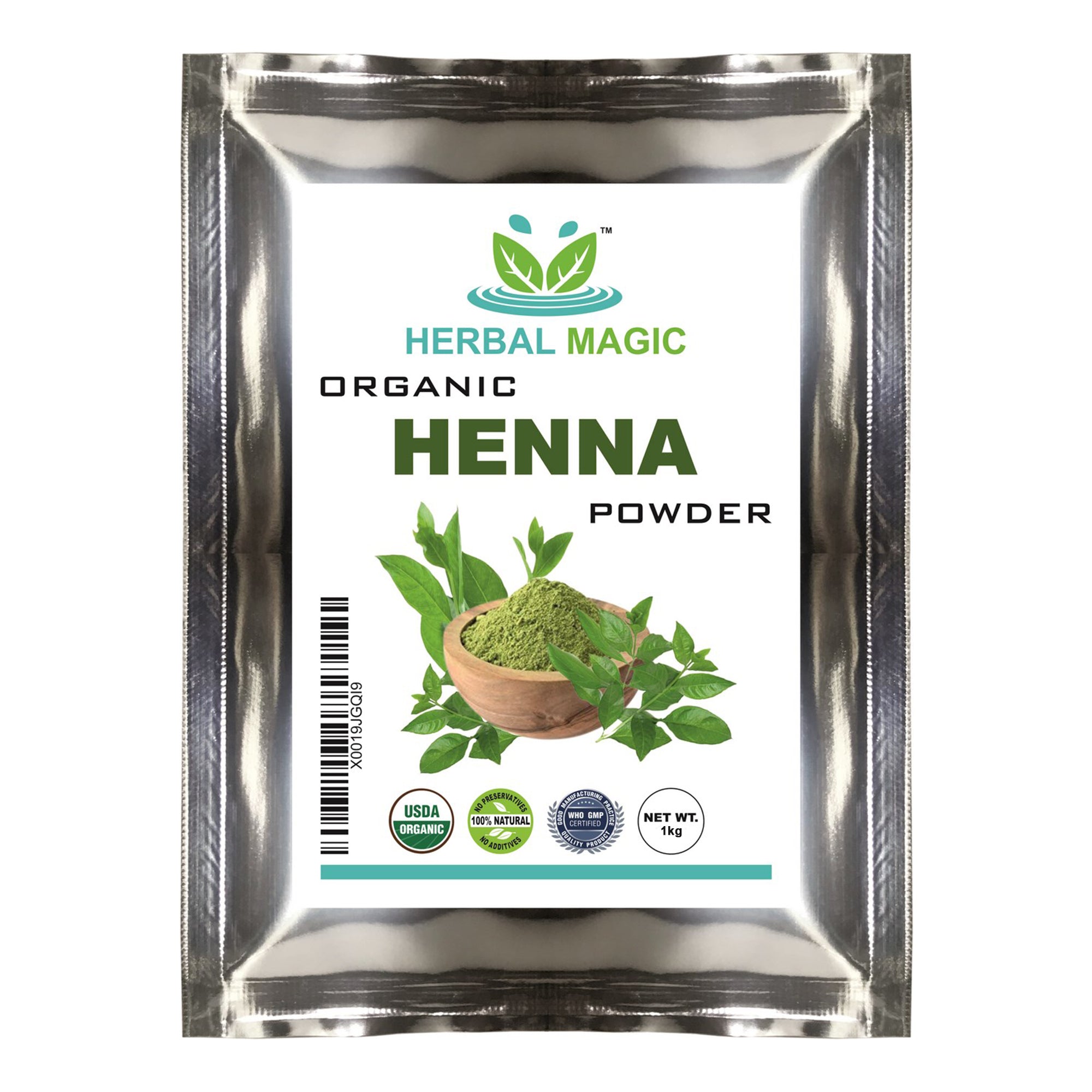 Organic Herbal Henna Powder - 100% Natural | Organic Herbal Henna Powder –  Khadi Natural