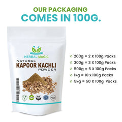 Natural Kapoor Kachli powder