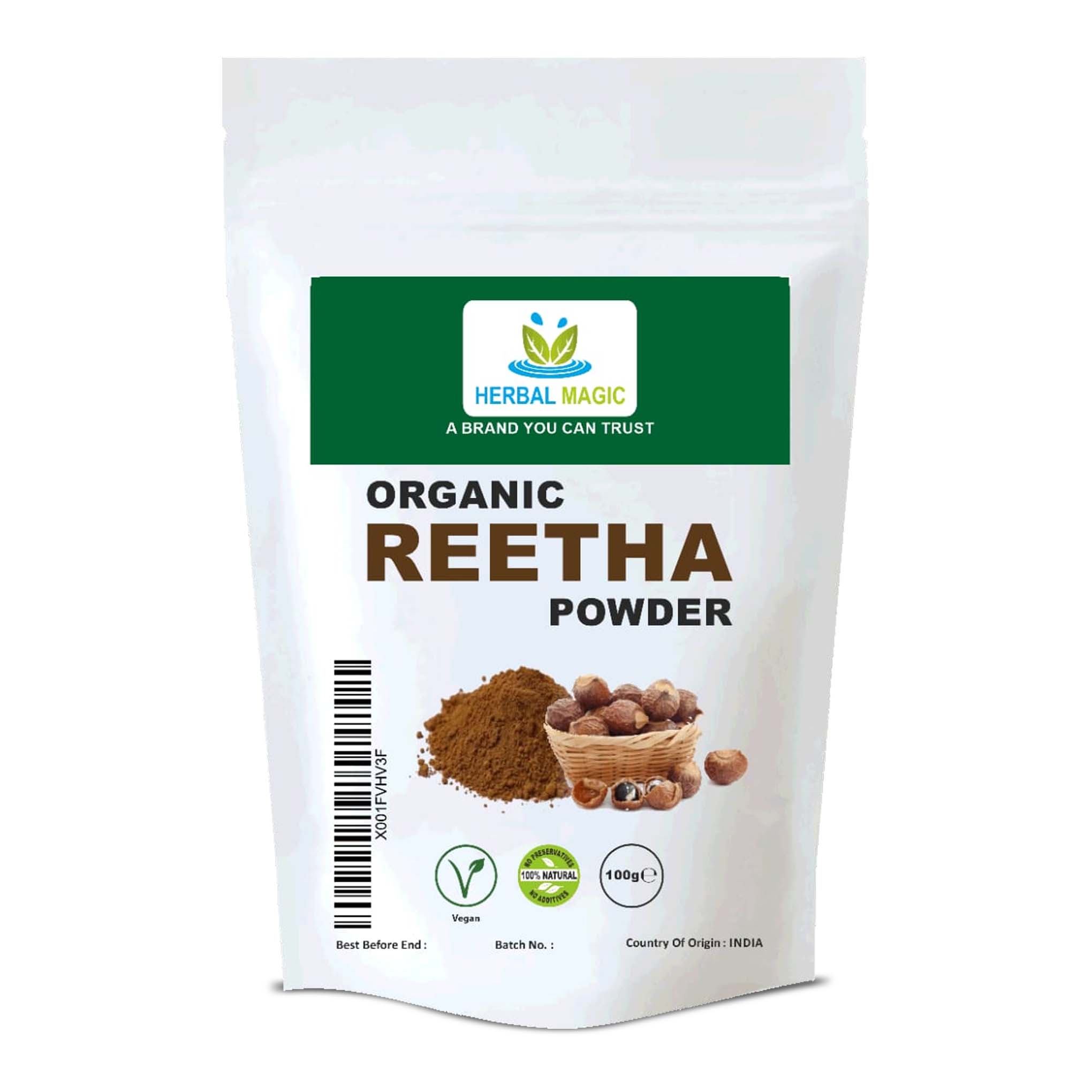 Organic Reetha Powder – itsherbalmagic