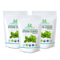 Pure & Natural Dried Stevia Leaf Cuts (Sweetener)