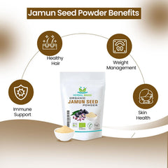 Organic Jamun Seeds Powder