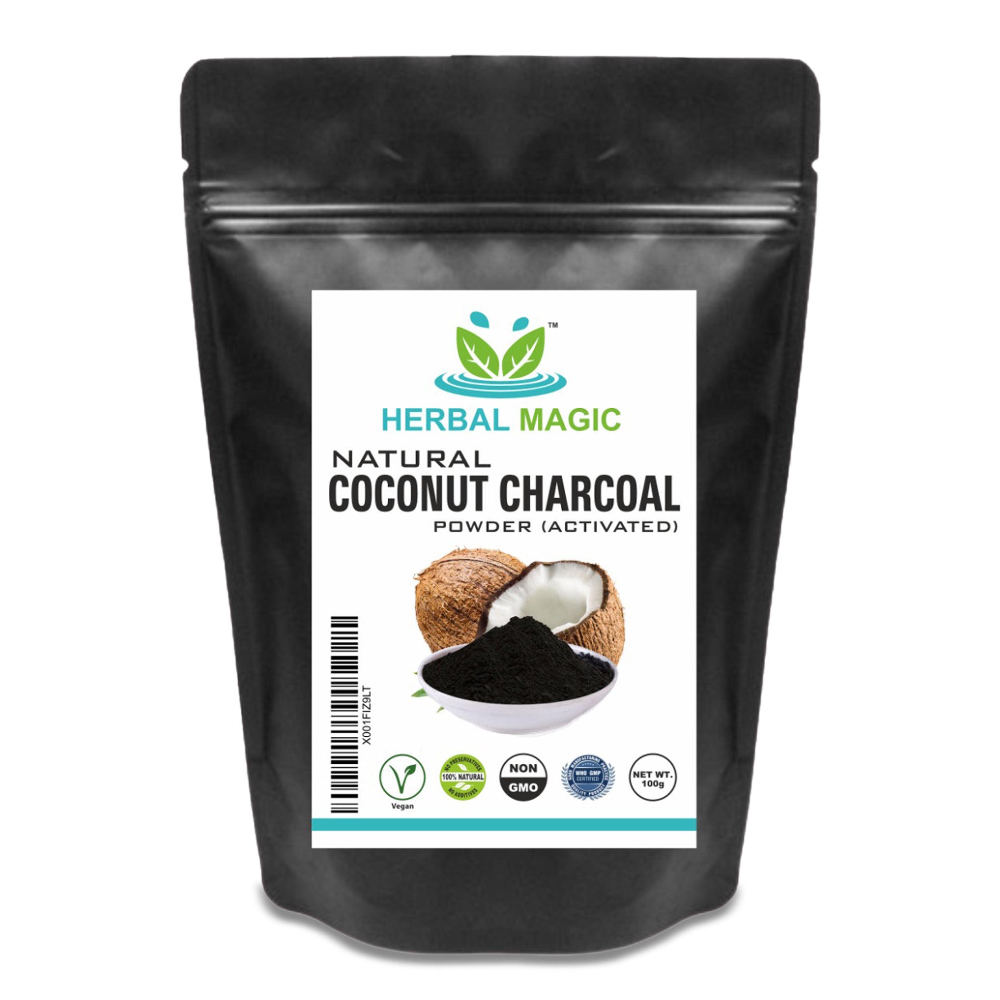 Natural Activated Coconut Charcoal Powder