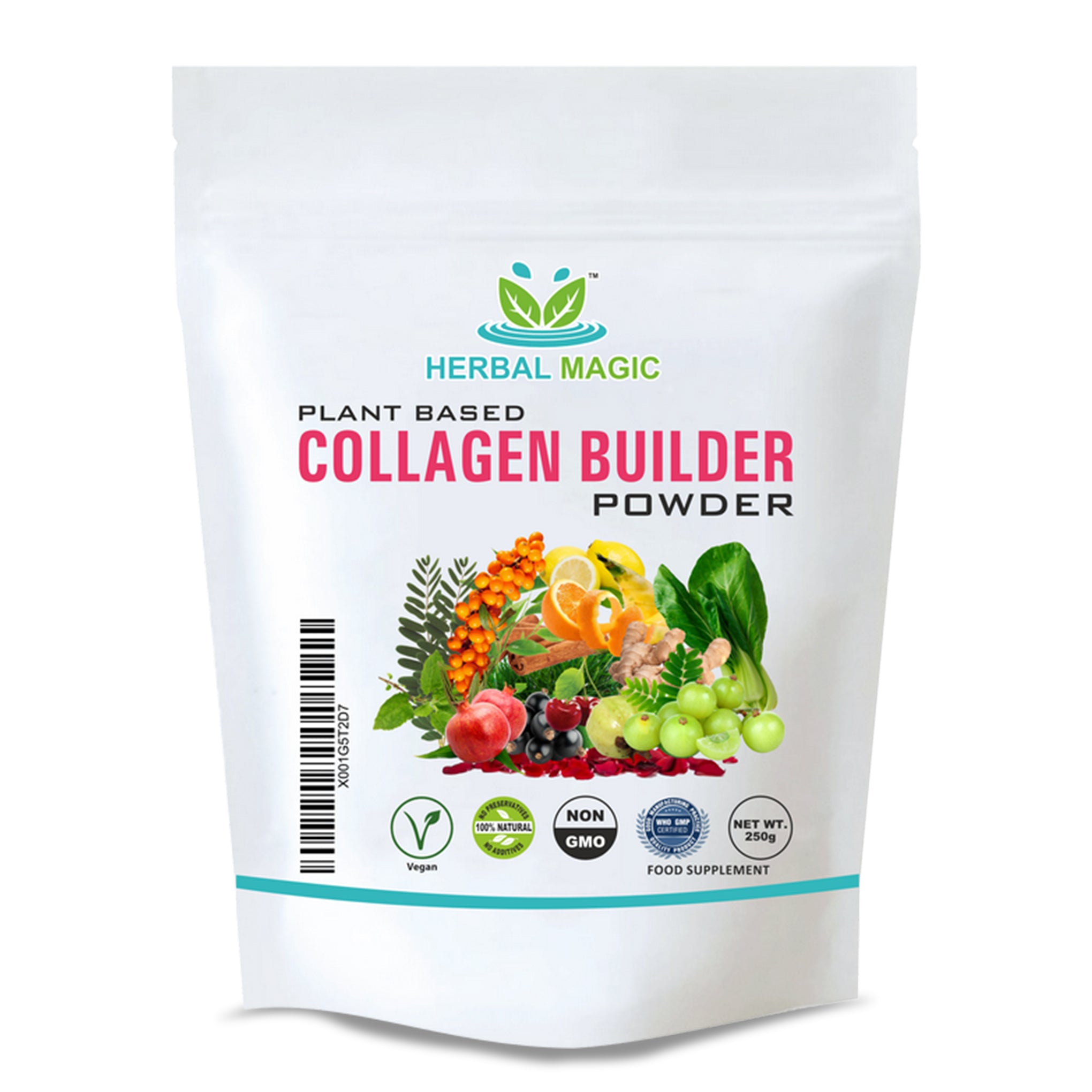 Plant-Based Natural Collagen Powder (250g)