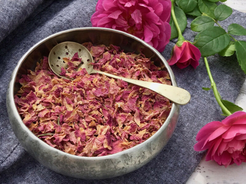 Pink Rose Petal Powder (Rosa Damascena)